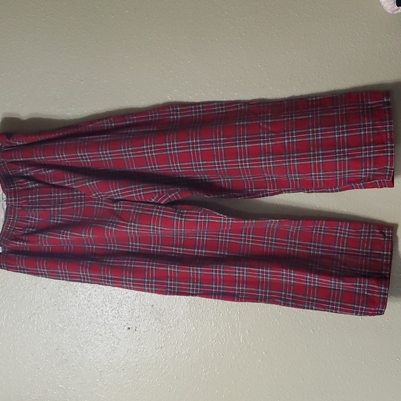 Vtg 90s LL Bean Flannel Tartan Plaid PJs Set XXL Tall Grandpa Boyfriend Pajamas - Picture 2 of 10